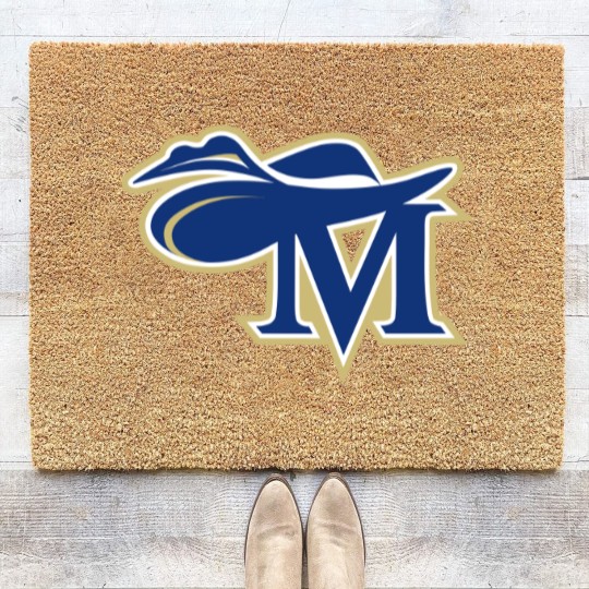 Discover Montreat College Cavaliers Logo Coir Doormats