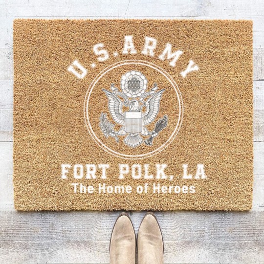 Discover Fort Polk Louisiana Coir Doormats