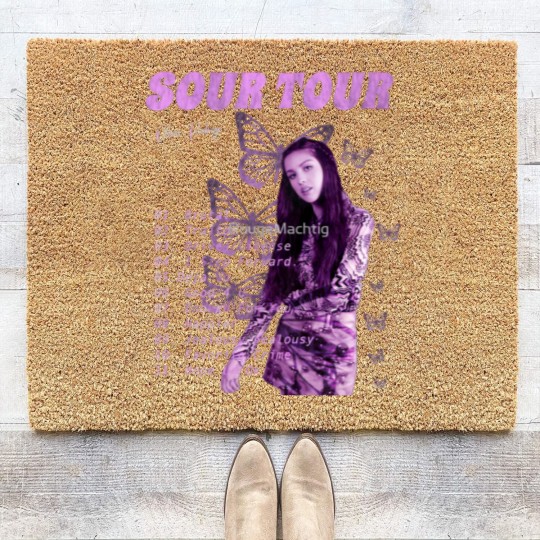 Discover Sour Tour concert Classic Coir Doormats