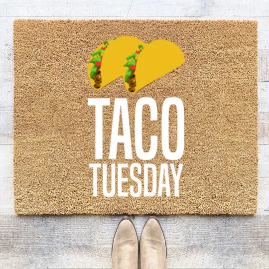 Discover Taco Tuesday Coir Doormats Coir Doormats Coir Doormats