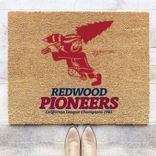 Discover Defunct Redwood Pioneers Baseball 1983 - California - Coir Doormats