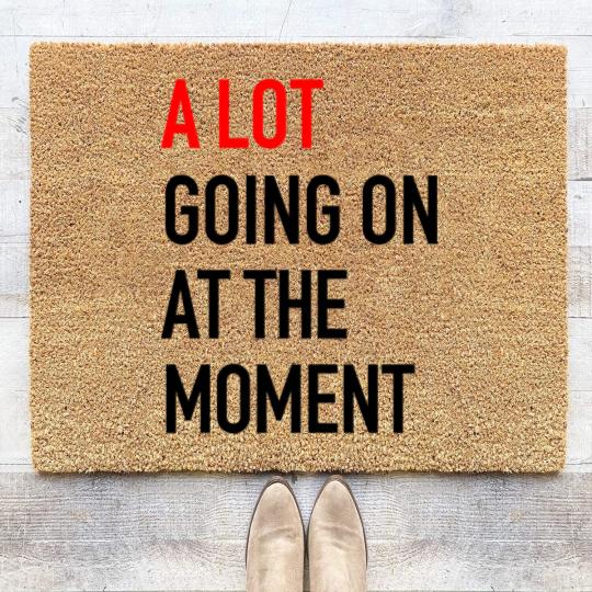Discover A Lot Going On At The Moment New Eras Youth Coir Doormats, 2023 Concert Coir Doormats