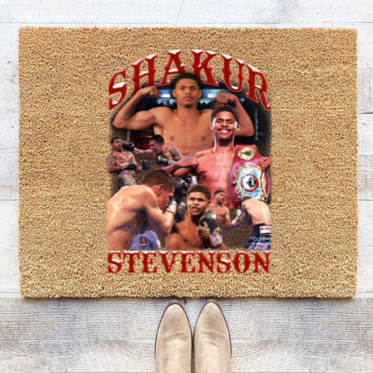 Discover Shakur Stevenson Snow Wash Coir Doormats