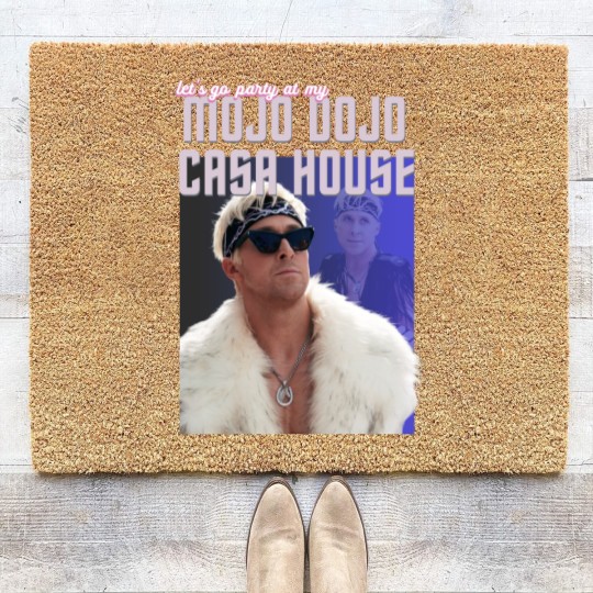 Discover Mojo Dojo Casa House Coir Doormats | I Am Kenough Coir Doormats | Barbie Movie Coir Doormats