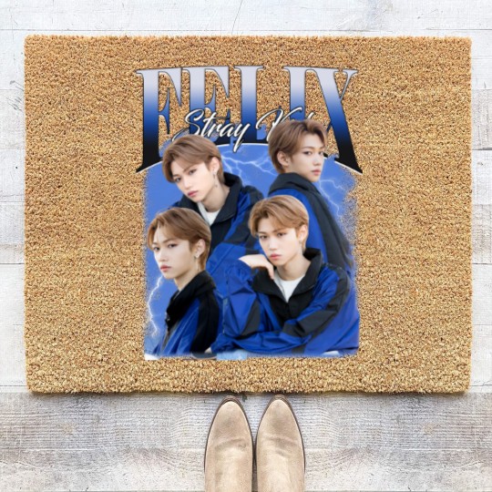 Discover Vintage Stray Kids Felix Lee Coir Doormats