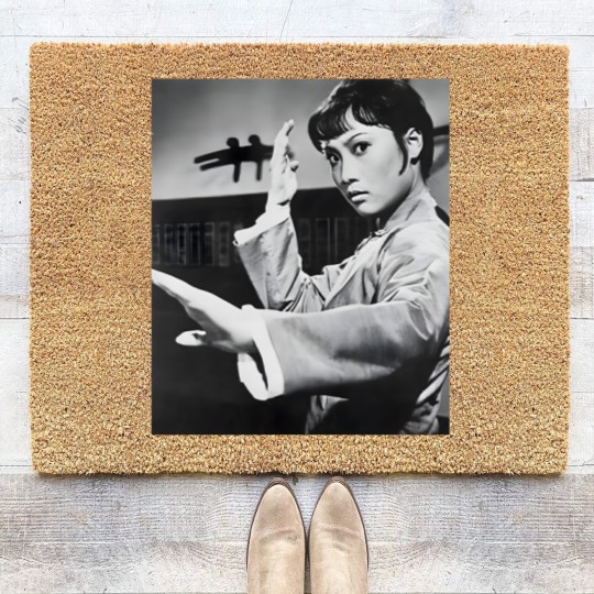 Discover Angela Mao - Martial Arts Actress Coir Doormats