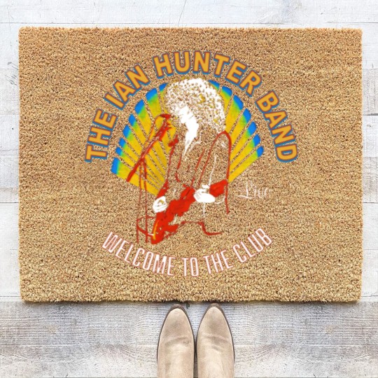 Discover Vtg 1980 Ian Hunter Band Concert Coir Doormats