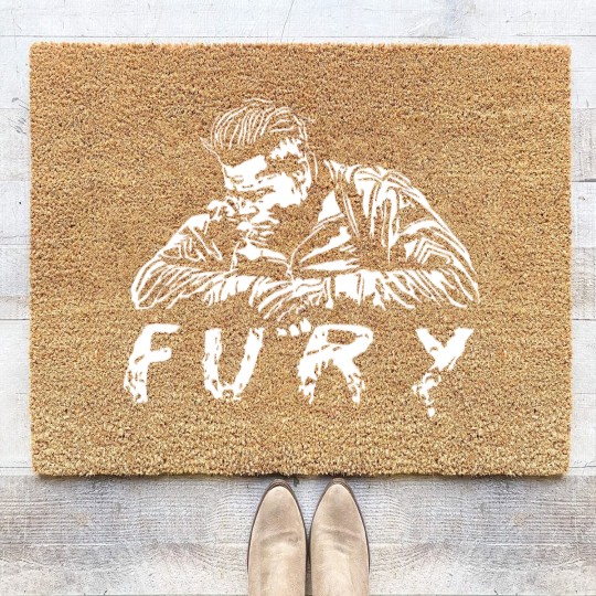Discover Fury  movie white Coir Doormats