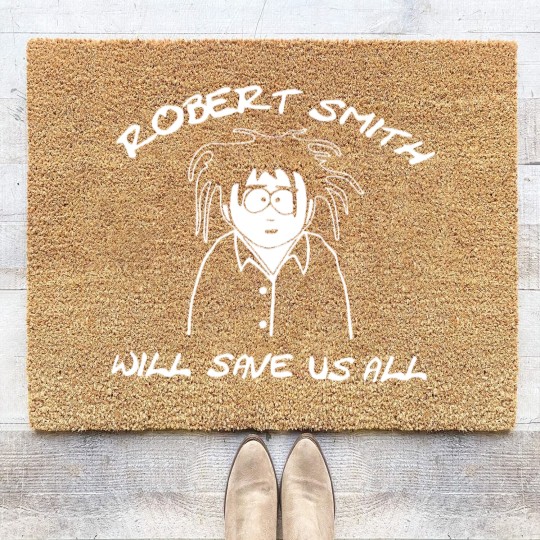 Discover Robert Smith Will Save Us All Coir Doormats