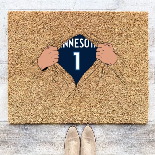 Discover Anthony Edwards - Minnesota Basketball - Timberwolves Coir Doormats