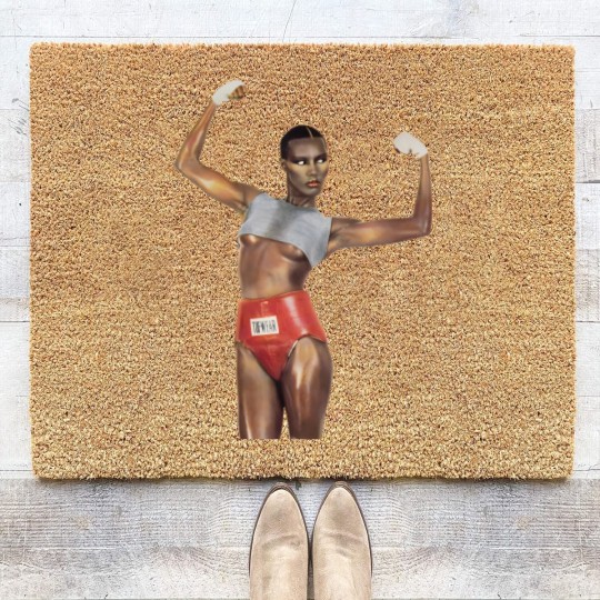 Discover Grace Jones Coir Doormats Island Life Coir Doormats Music 80s Pop, Vintage Grace Jones Coir Doormats