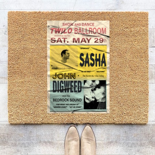 Discover Sasha and John Digweed Twilo Retro Coir Doormats