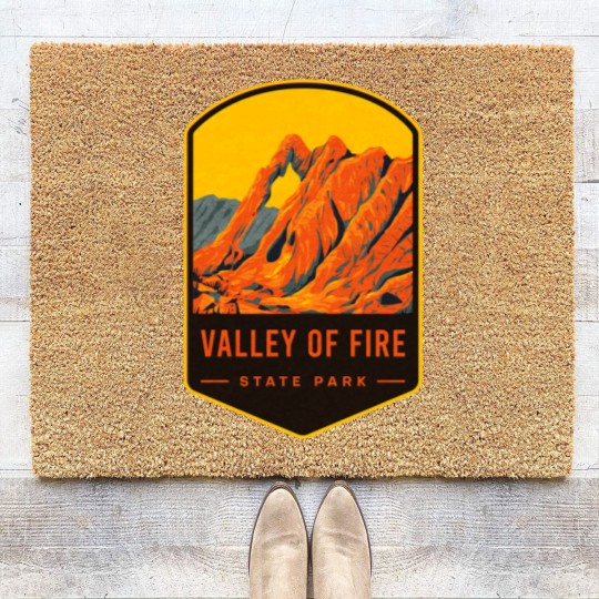 Discover Valley Of Fire State Park Coir Doormats