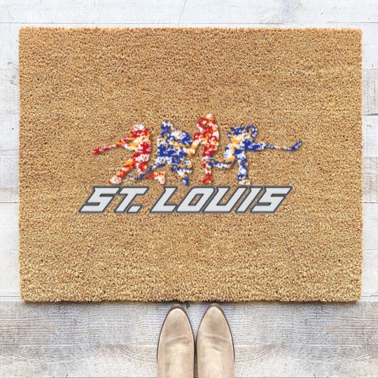 Discover St. Louis Sports Coir Doormats
