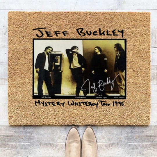 Discover Jeff Buckley Mystery White Boy Tour 1995 Music Tour Coir Doormats