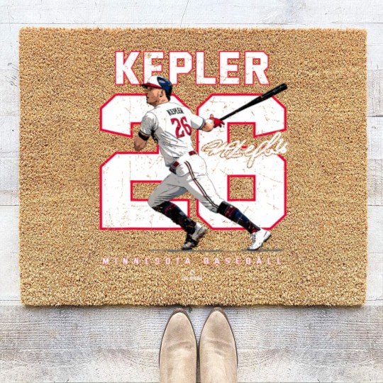 Discover Number And Portrait Max Kepler Minnesota Mlbpa Coir Doormats