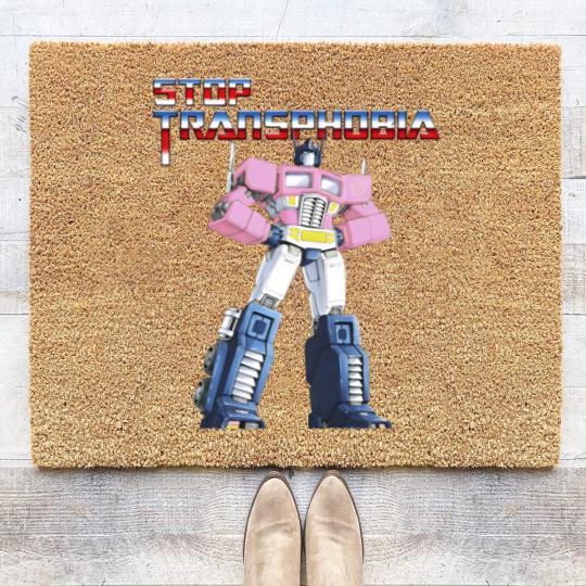 Discover Stop Transphobia Coir Doormats, Stop Transphobia Coir Doormats