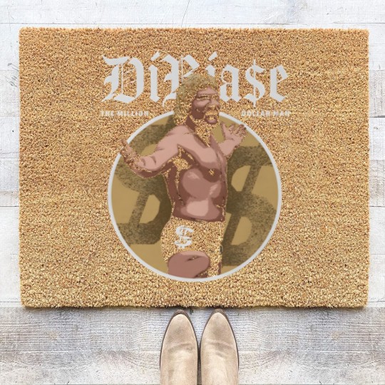 Discover Ted DiBiase Million Dollar Man Pose Coir Doormats