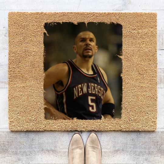 Discover Jason Kidd - Vintage Design Of Basketball Coir Doormats