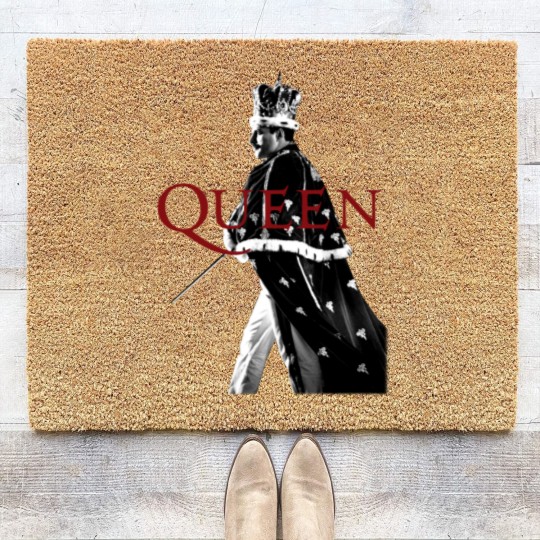 Discover Queen Freddie Mercury Live in Concert Coir Doormats