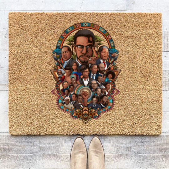 Discover Black History Month Coir Doormats, Black History Coir Doormats
