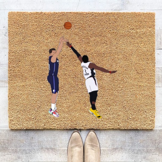 Discover Luka Doncic Game Winner Over the Coir Doormats