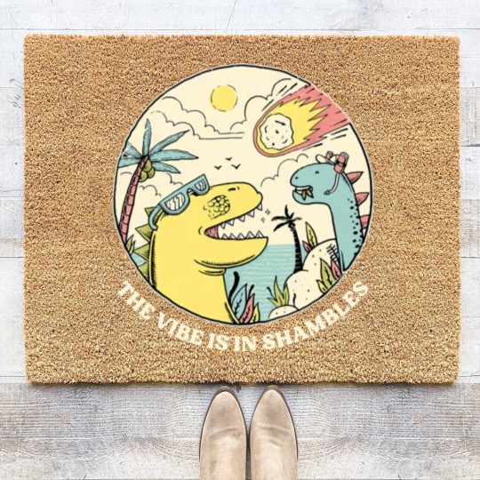 Discover the vibe is in shambles Coir Doormats