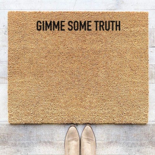 Discover Gimme Some Truth Coir Doormats