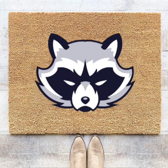 Discover Angry Raccoon - Raccoon - Coir Doormats