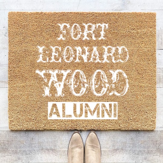 Discover Fort Leonard wood alumni Coir Doormats