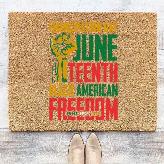 Discover Juneteenth Coir Doormats Women Juneteenth