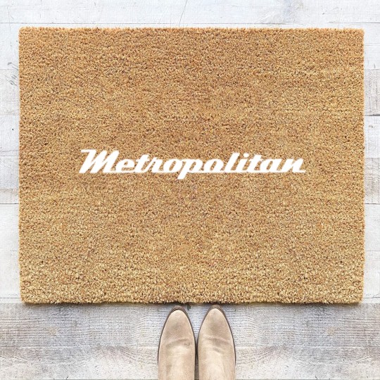 Discover Nash "Metropolitan" script Coir Doormats