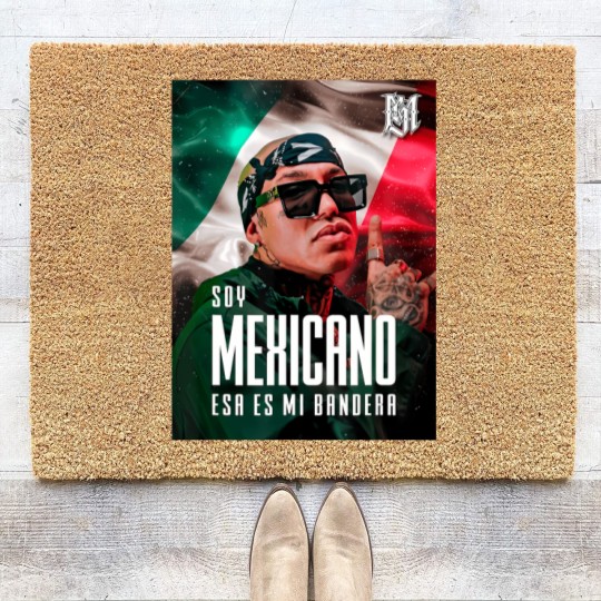 Discover playera lefty sm mexican soy mexicano esa es mi bandera t Coir Doormats