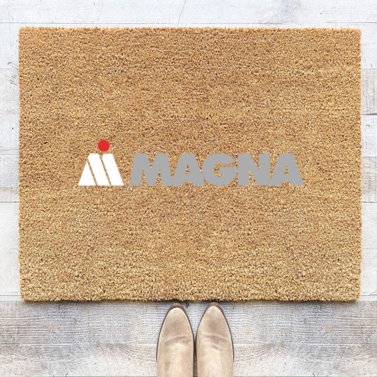 Discover Magna Logo Coir Doormats