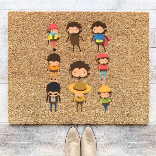 Discover Sneaky Sasquatch Poster Coir Doormats