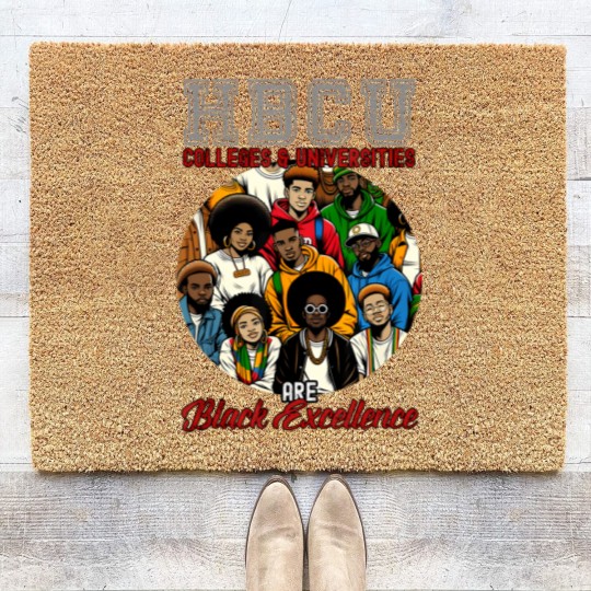 Discover hbcu excellence colleges and universities grad alumni Coir Doormats