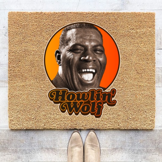 Discover Retro Howlin&39; Wolf Tribute Coir Doormats