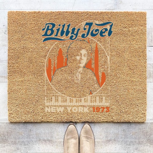 Discover Vintage Billy Joel 1973 New York State Coir Doormats