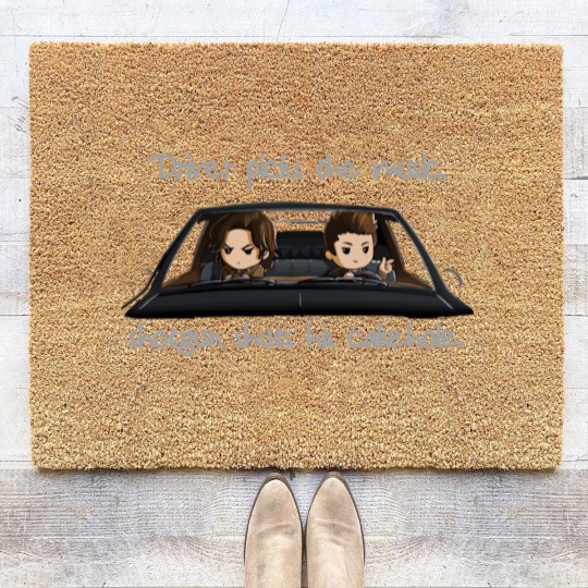 Discover SHOTGUN SHUTS HIS CAKEHOLE Coir Doormats