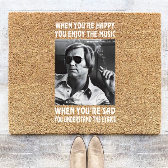 Discover George Jones Retro George Coir Doormats