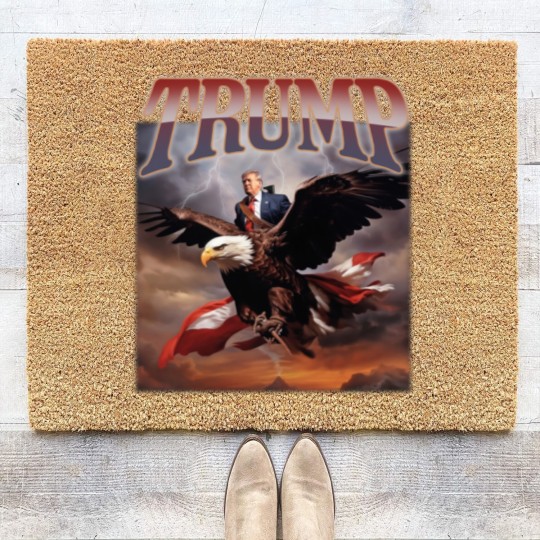 Discover Donald Trump Eagle Coir Doormats Top Funny Election Campaign 2024