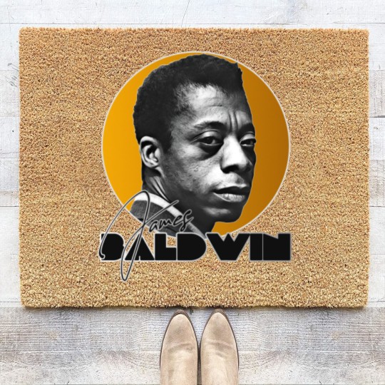Discover Retro James Baldwin Gold Tribute - James Baldwin - Coir Doormats