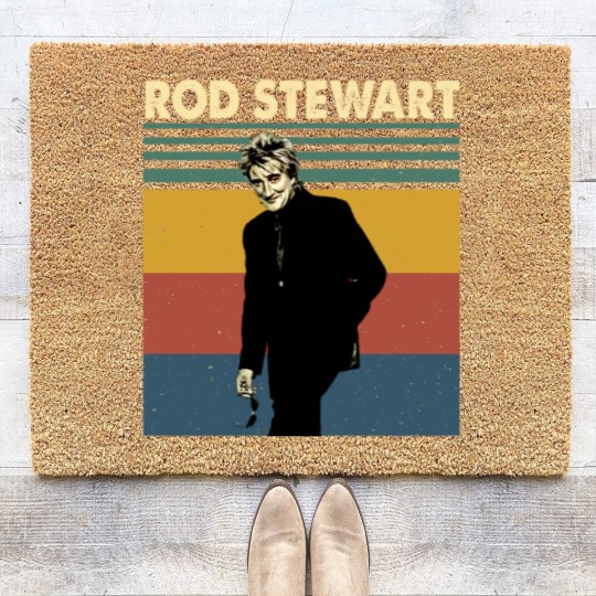 Discover Rod Stewart Retro Vintage Coir Doormats, Rod Stewart Gift Coir Doormats