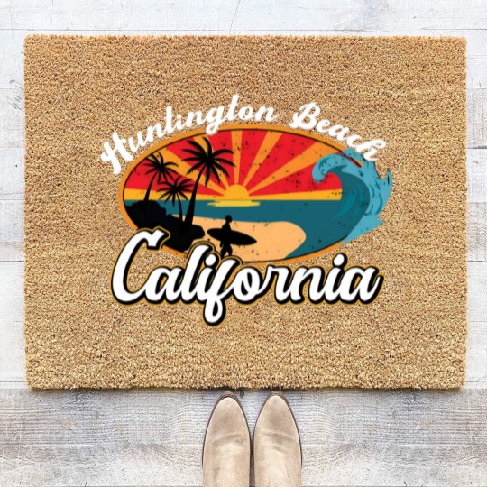 Discover Huntington Beach California CA - Huntington Beach - Coir Doormats