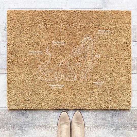 Discover Pete's Dragon Elliot Dragon Blueprint - Petes Dragon - Coir Doormats