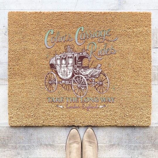 Discover Colins Carriage Rides Coir Doormats, Bridgerton Inspired Coir Doormats, Long Way Home