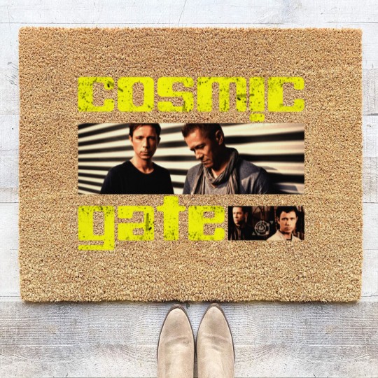 Discover cosmic gate trance dessign Coir Doormats