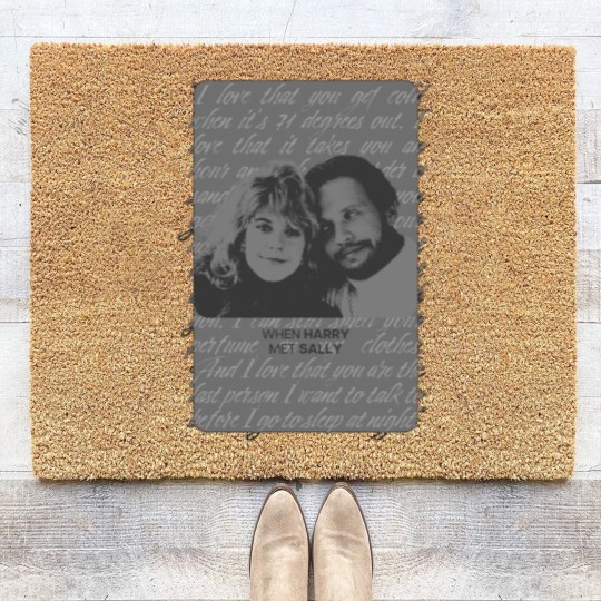 Discover When Harry Met Sally Movie Coir Doormats