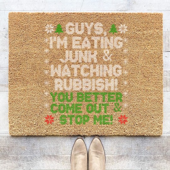 Discover Guys, I'm Eating Junk And Watching Rubbish! Coir Doormats