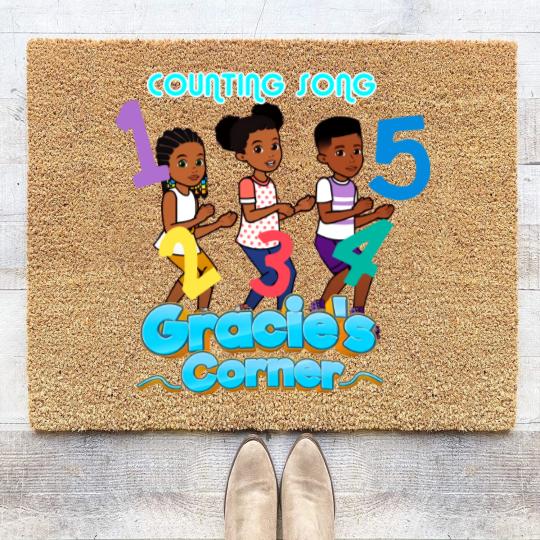 Discover Gracies Corner Phonics Kids Merch Coir Doormats